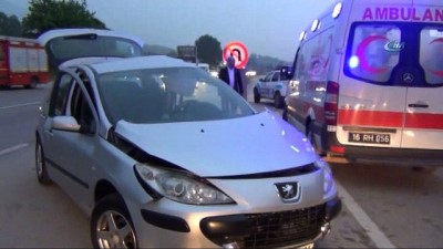 Bursa Ankara Kara Yolunda Kaza 6 Yarali