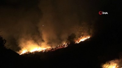 Trabzon Un Akyazi Mahallesinde Ortu Yangini